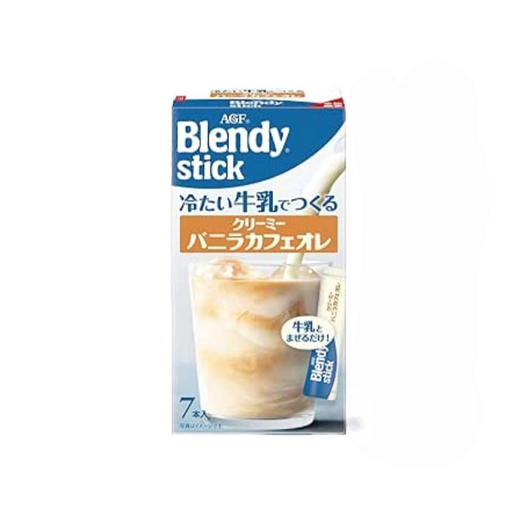 AGF清凉一夏 冷牛奶直冲  香草咖啡欧蕾 7条装