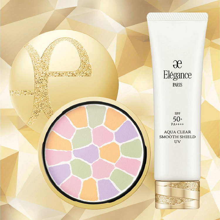 雅莉格丝 E大饼极致欢颜五色蜜粉防晒隔离 奢华套装 1 份