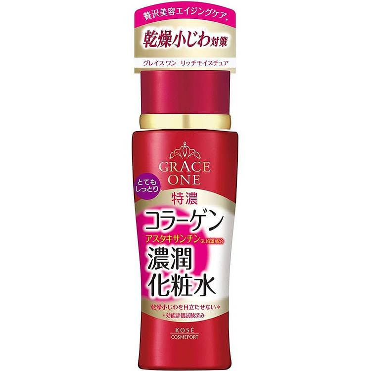 日本 Kose 浓润保湿紧致化妆水 特润型 180 毫升