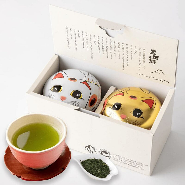 Arahataen Shizuoka Green Tea, Gift Box Set 160 g