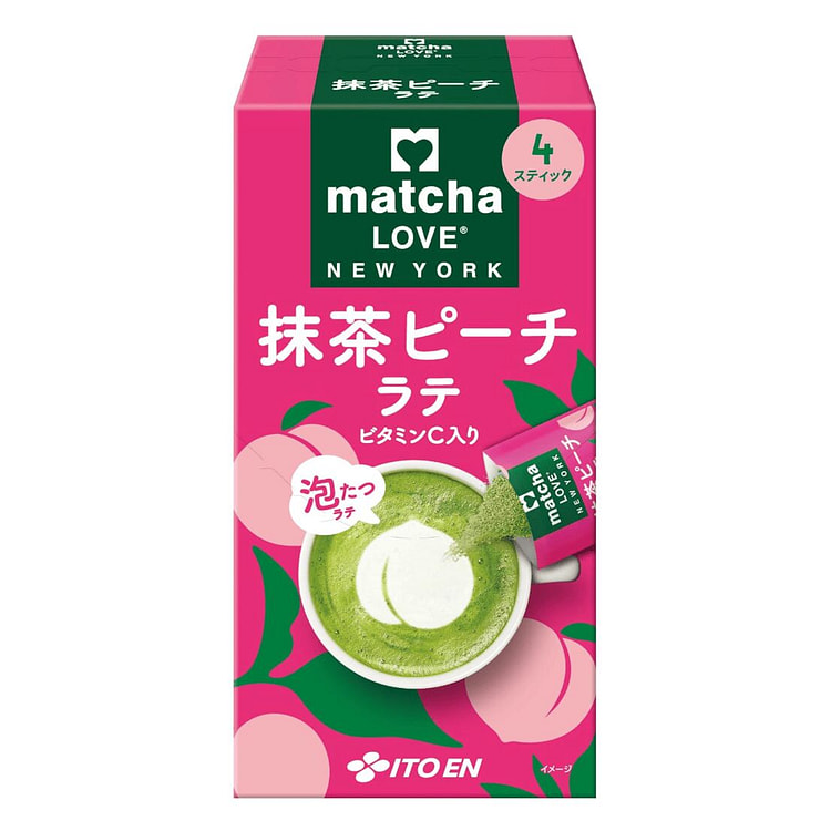 Itoen Matcha Peach Latte 18g*4
