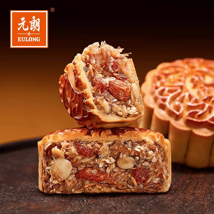 Lotus paste mooncakes