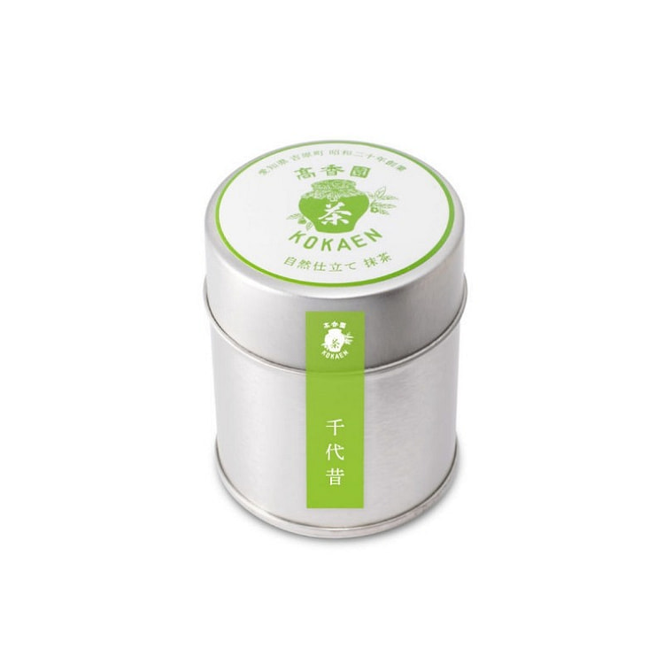 高香园 罐装宇治抹茶粉 30g 千代昔