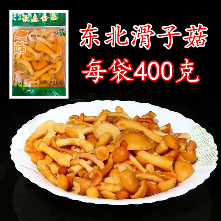 东北特产 新鲜滑子蘑 保鲜滑子菇*1袋