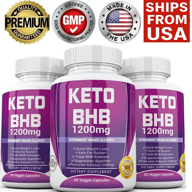 3粒装 KETO BHB 1200毫克 纯酮类减肥 3 包