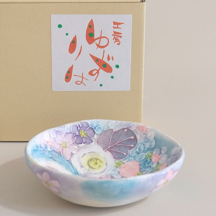 繁花 迷你小碗 彩ばら花紋（礼盒装）