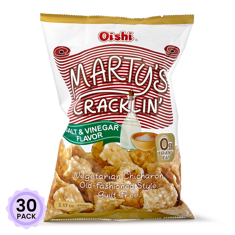 Oishi Marty's Crackin' Salt and Vinegar Flavor 90 g*30 pack