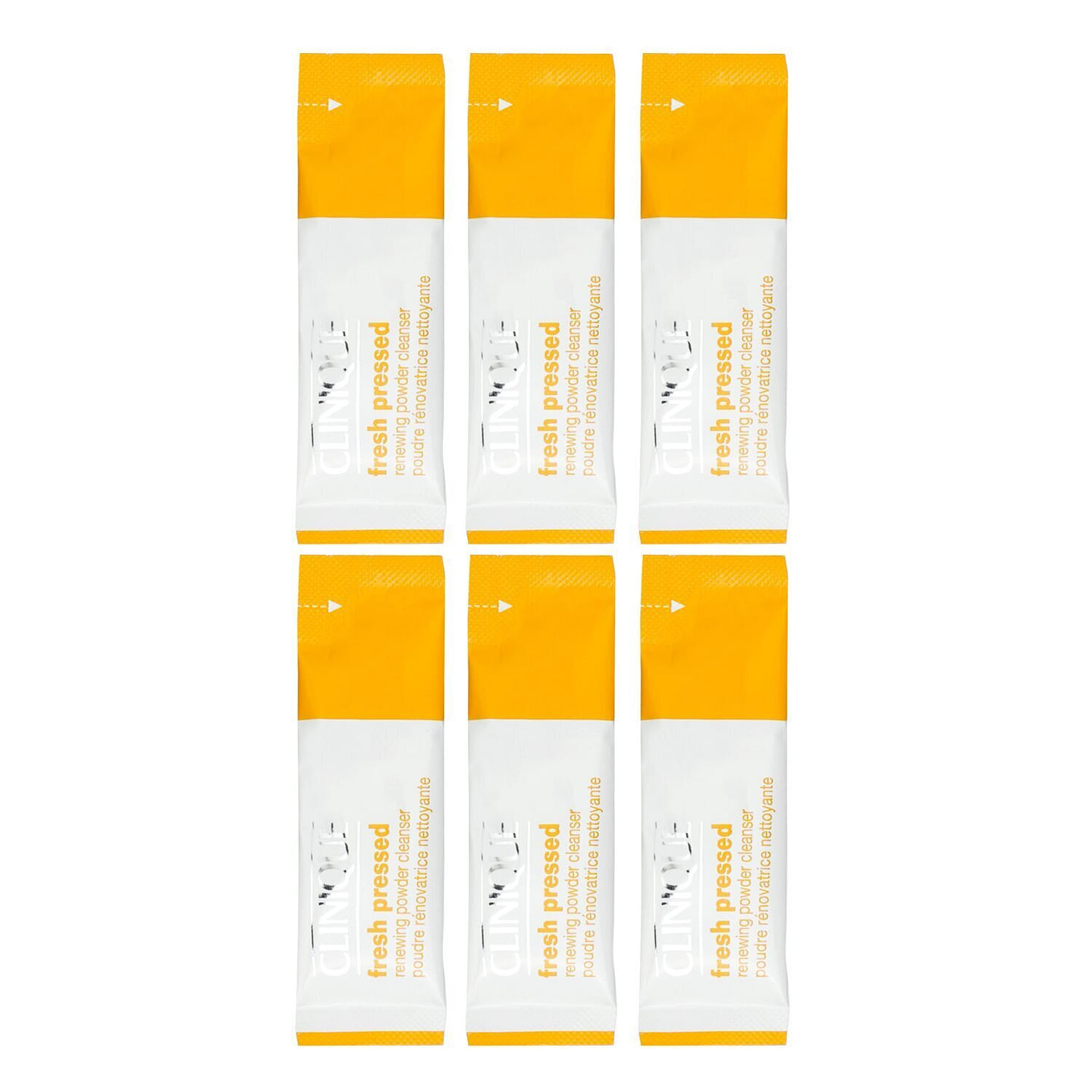 Clinique Fresh Pressed Renewing Powder Cleanser with Pure Vitamin C – All Skin Types 28×0.5g/0.01oz 28 g