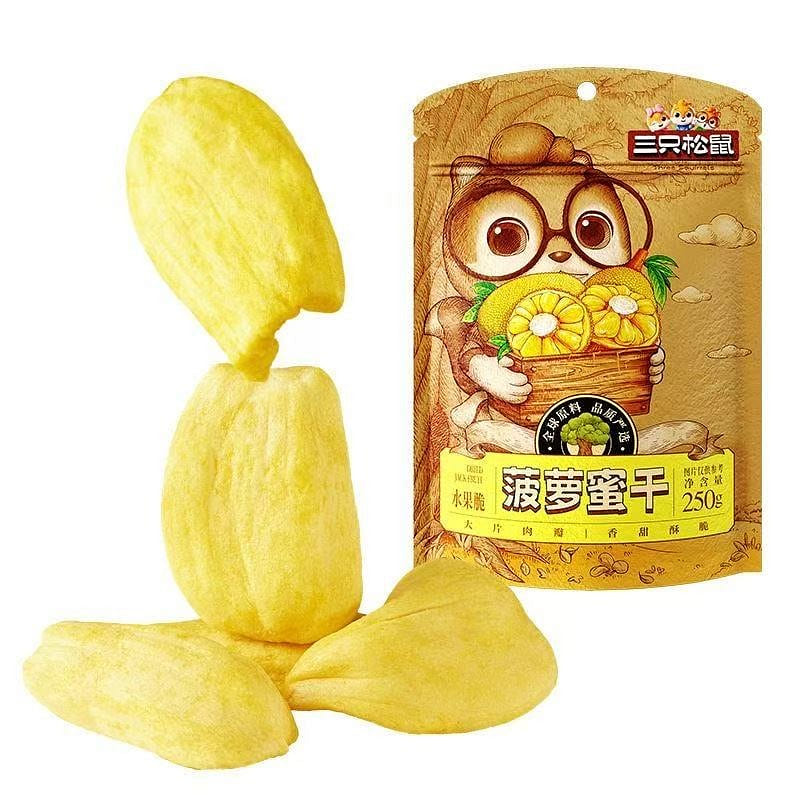Three Squirrels Dried Jackfruit 250g*1 Bag 250 g