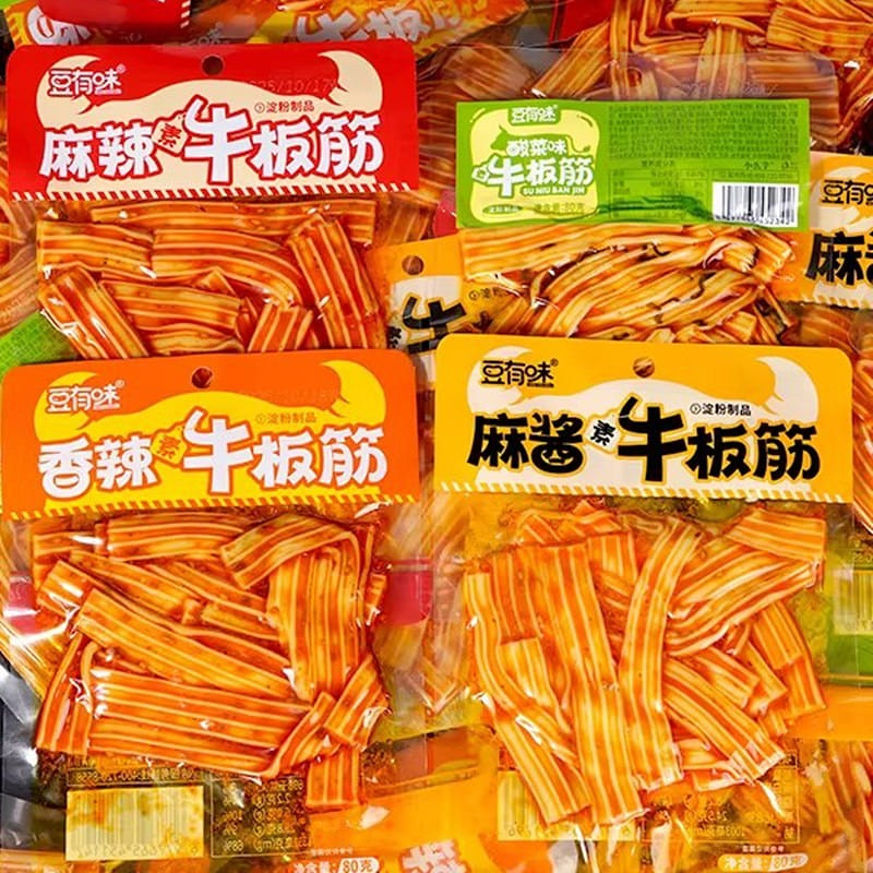 Douyouwei spicy vegetarian beef tendon 160g 160 g