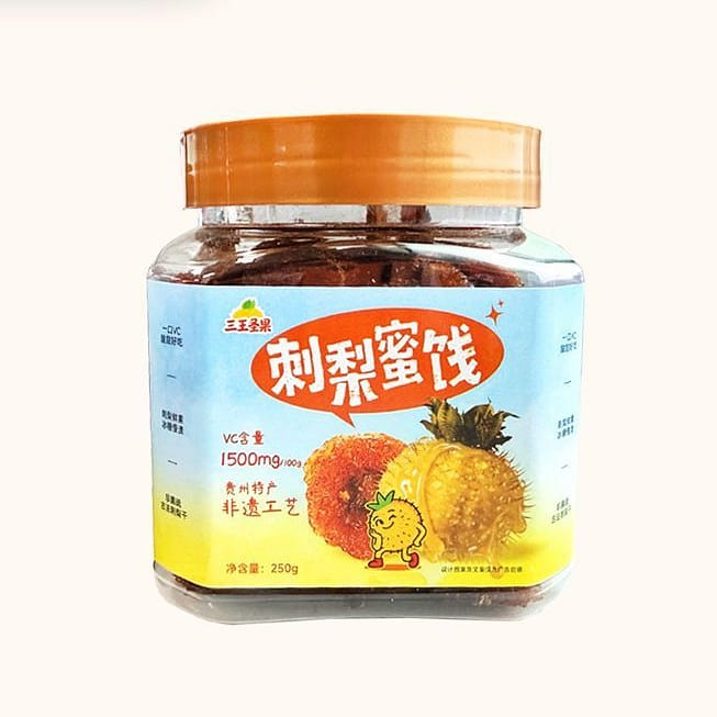 250g of dried and candied acerola fruit 250 g