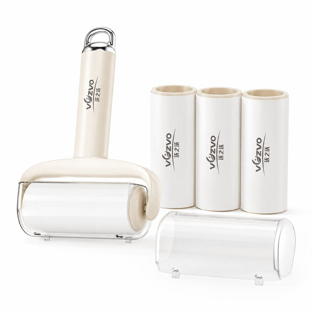 VOZVO Lint Roller With 3 Refill Rolls 1 each