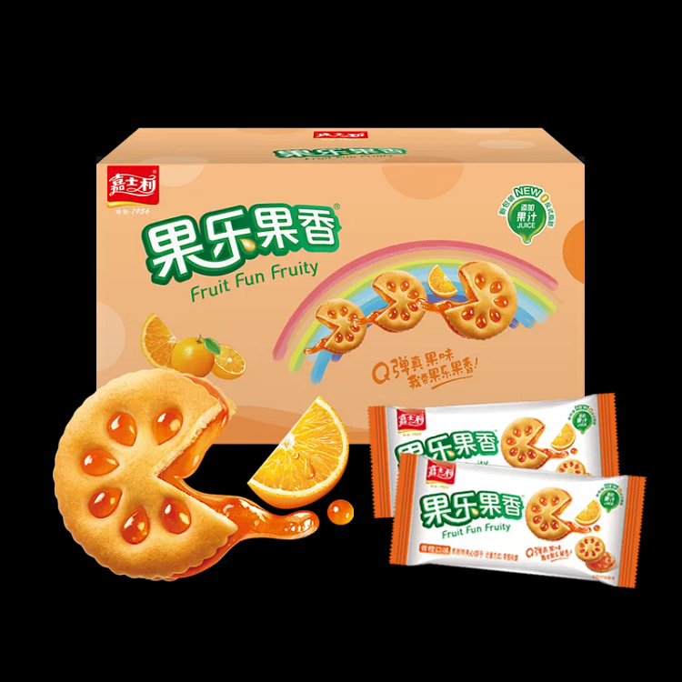 嘉士利香橙味饼干1000g*1箱 1000 克