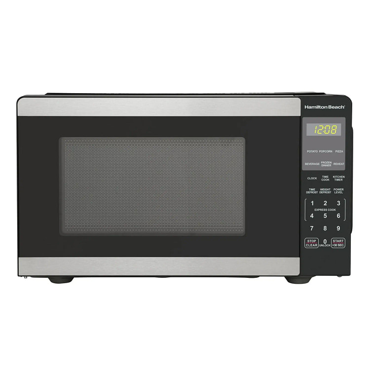 Hamilton Beach 0.9 Cu ft Countertop Microwave Oven 1 box