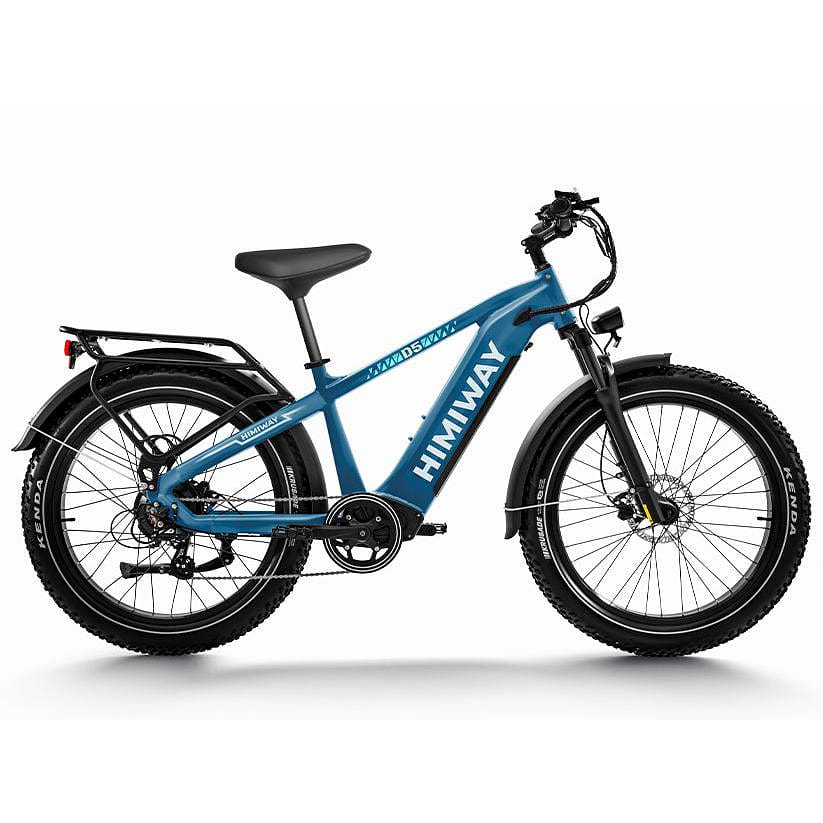 Himiway D5 (Zebra) | Premium All-terrain Electric Fat Bike Torque Sensor/Blue 1 each
