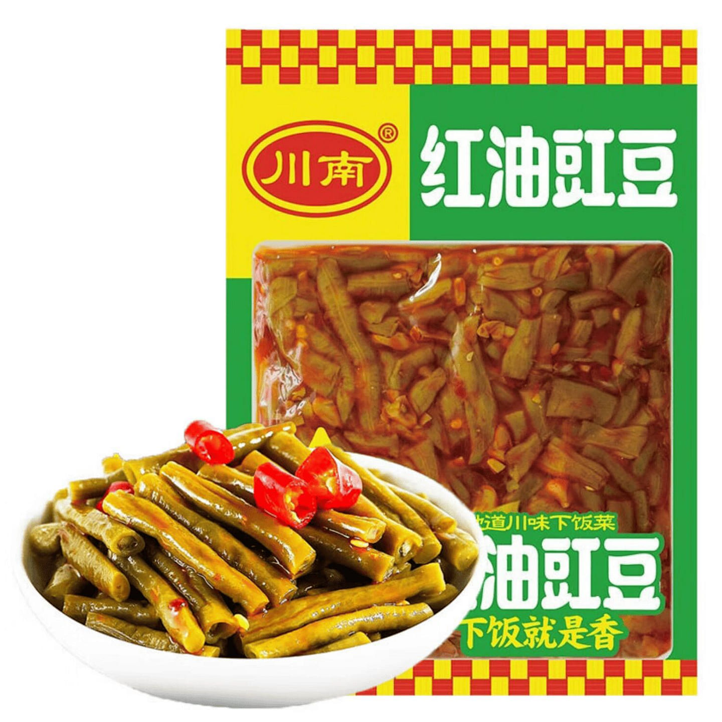 Spicy Cowpeas & Zhacai in Chili Oil 123 g