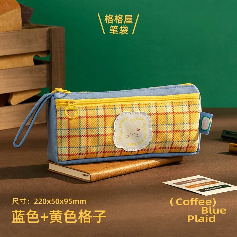Gegewu stationery pen bag yellow *1 1 count