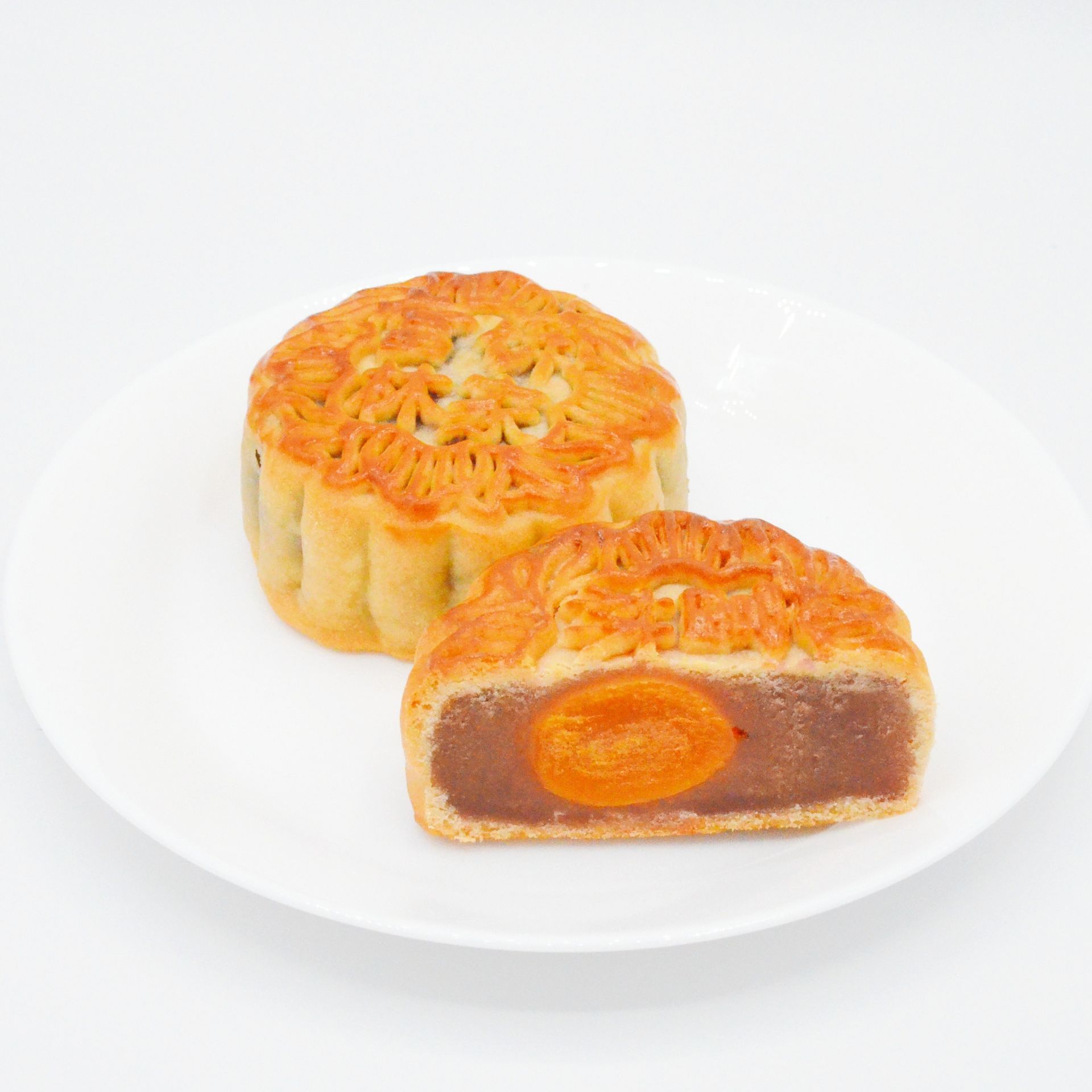 Taro and Salted Egg Yolk Mooncake 1 count