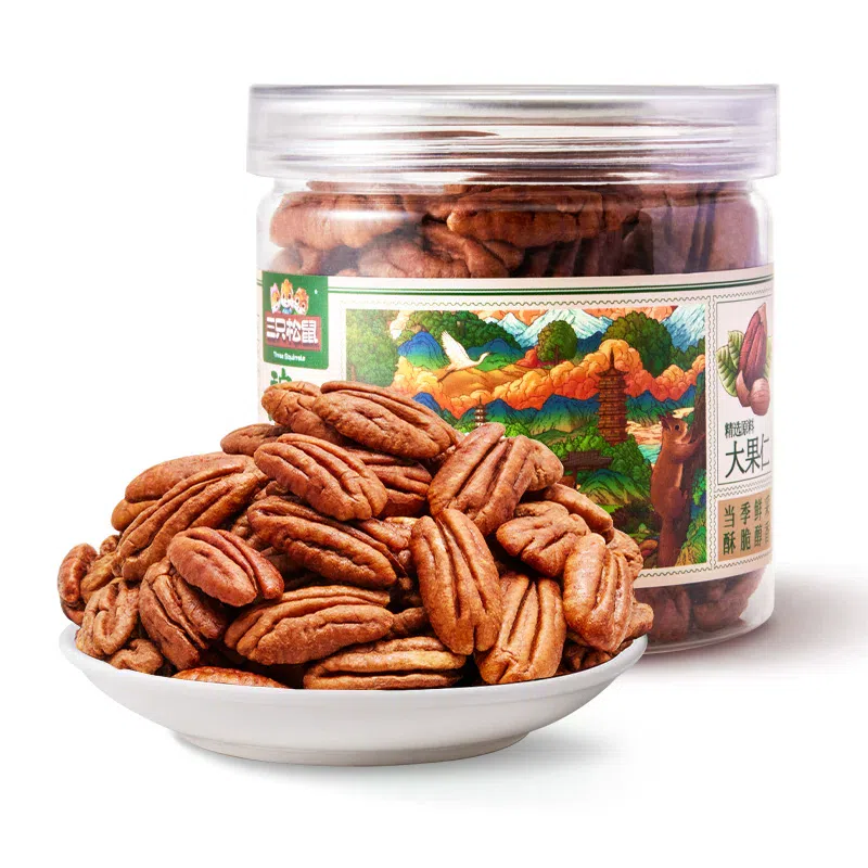 Three Squirrels Pecan Kernels 100g*1 100 g
