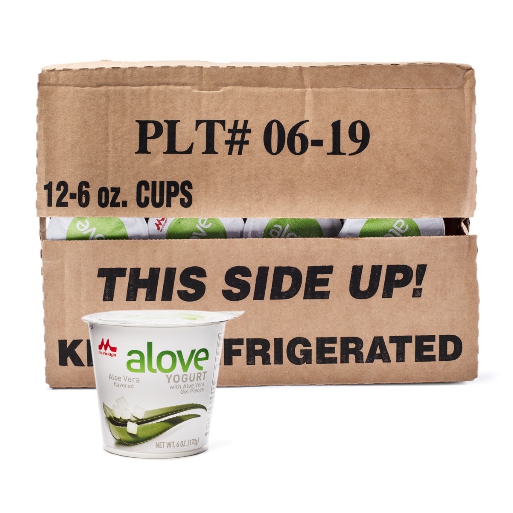 Morinaga Alove Yogurt with Aloe Vera Cubes 12 cái
