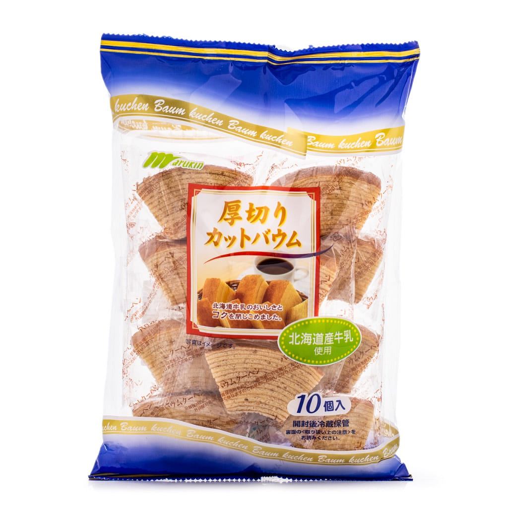 Marukin Mini-Baked Wheat Baum Cakes 10pcs 270 g