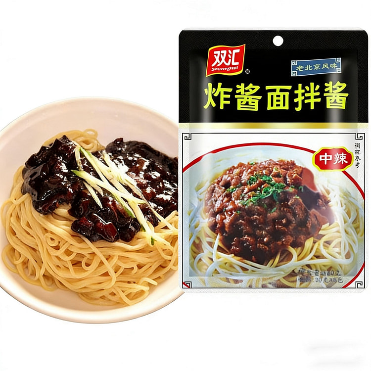 双汇 炸酱面拌酱 中辣 拌面酱 老北京炸酱面酱料 150 克