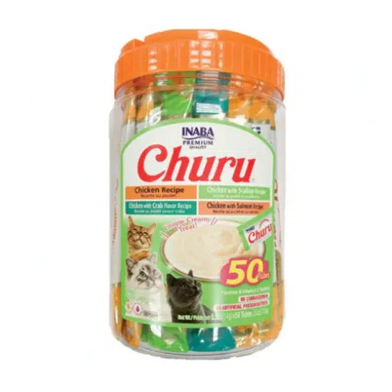 INABA Churu Chicken & Seafood Variety 50 Tubes 1 each