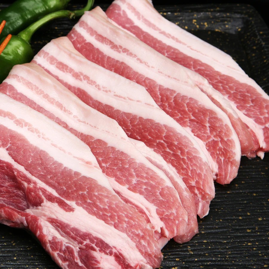K-BBQ Sliced Black Pork Belly 1.5 lb