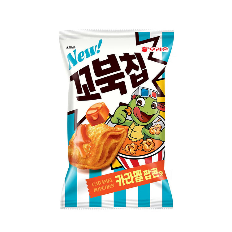 Orion Turtle Chips Caramel Popcorn Flavor 108g