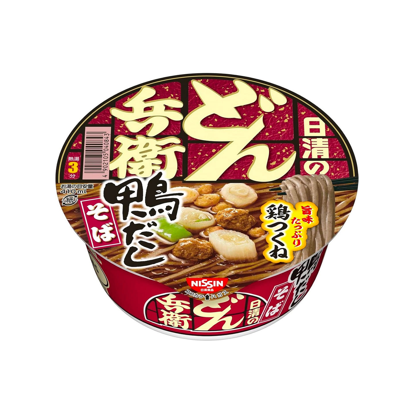 NISSIN JAPAN DONBEI Noodles Soba Duck Dashi 105g 1 each
