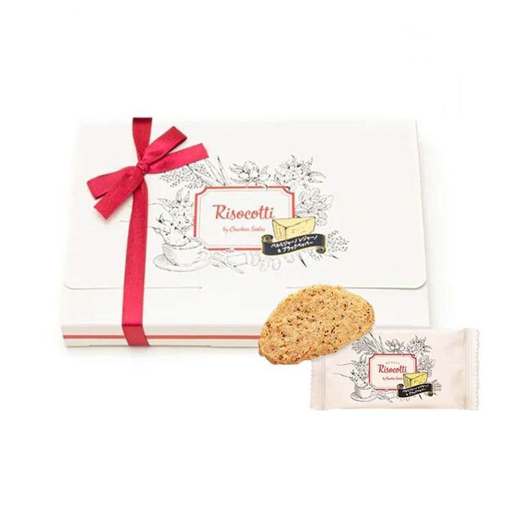 Chuoken Cheese Black Pepper Rice Crackers 6 pcs