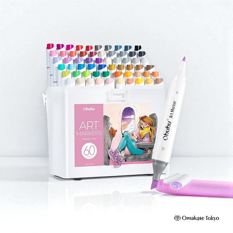 Ohuhu Kaala Series Illustration Markers- 60 Colors 750 g