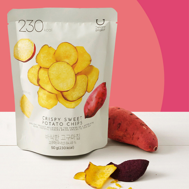 Get 【Korea Direct Shipping】Lowcalorie crispy sweet potato chips 50g*1 Delivered Weee! Asian