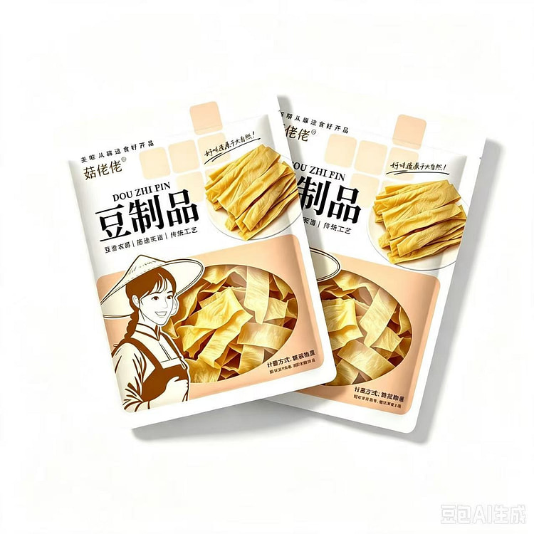 Mushroom Lao Lao Dried Bean Skin Dry 250g * 1 Pack 250 g