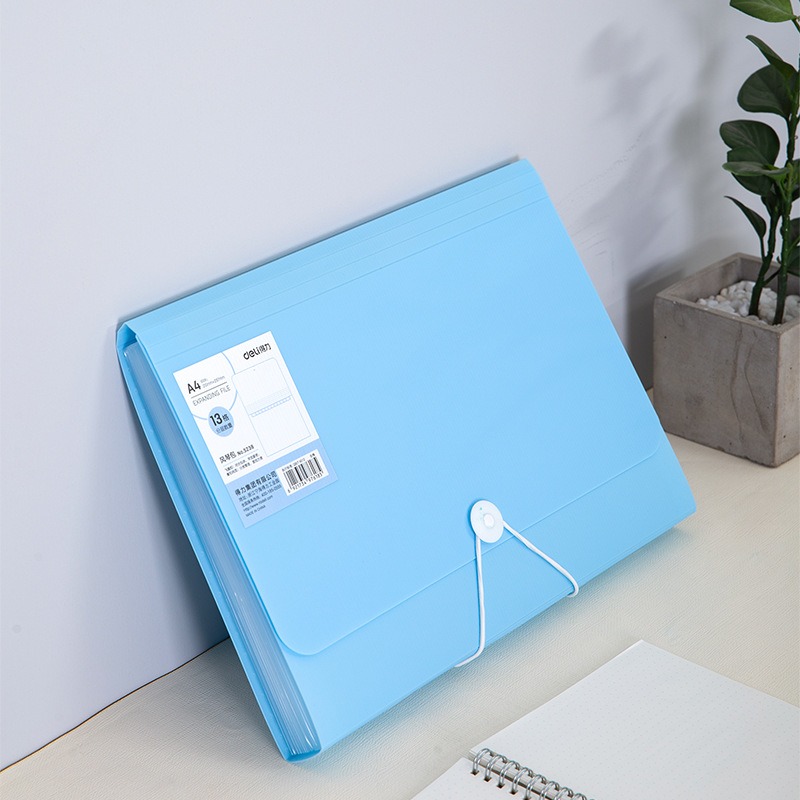 A4 Multi-Layer Document Organizer-Blue - Weee!