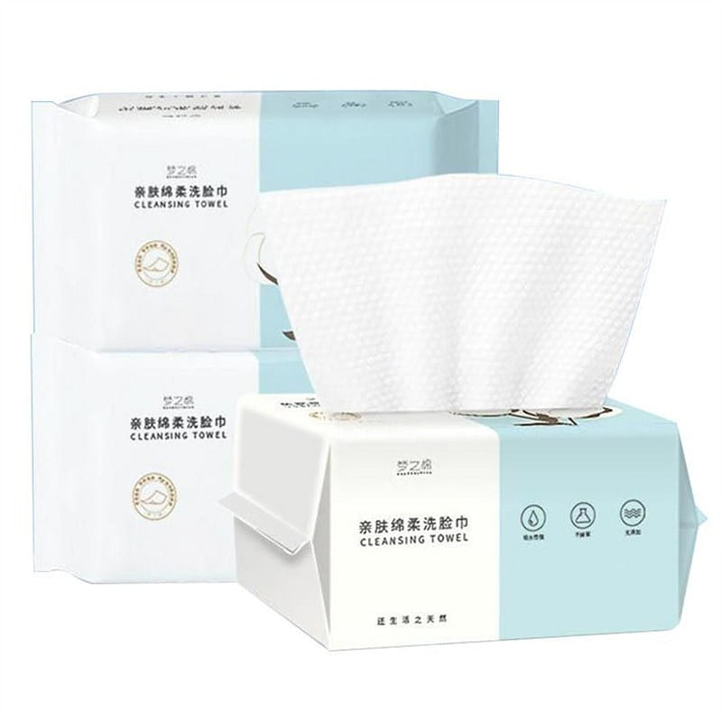 Disposable face towels, extra large and thick pull 1 each