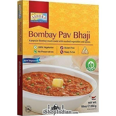 Ashoka Bombay Pav Bhaji – Vegan (Ready-to-Eat), 10 oz box 10 oz
