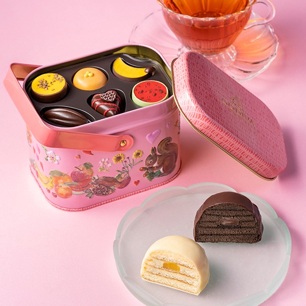 【日本直邮】GODIVA 2024情人节限定水果巧克力礼盒 8枚装 1 罐