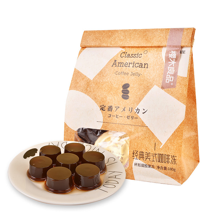 樱木良品0脂经典美式咖啡果冻180g*1袋