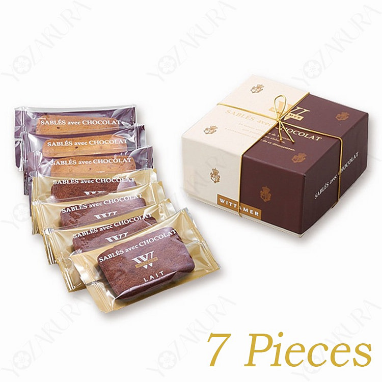 WITTAMER Sables avec Chocolat 7 Pieces