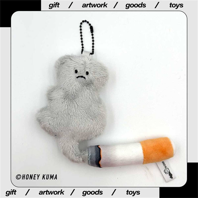 Get Sad Time Doll Plush Pendant/Keychain/Funny Creative Cigarette Gift- Cigarette Delivered
