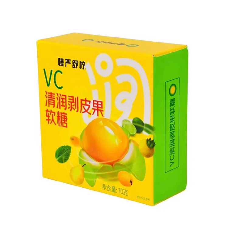 慢严舒柠VC剥皮果软糖