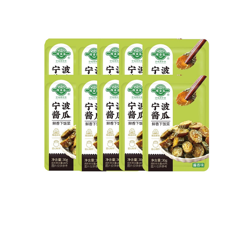 备得福爽口酱瓜30g*10袋 300 克