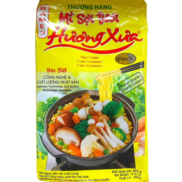 Huong Xua Ramen, Size S - Mi Soi Tuoi