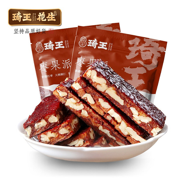 琦王枣仁派红枣夹核桃夹心大枣糕230g 230 克