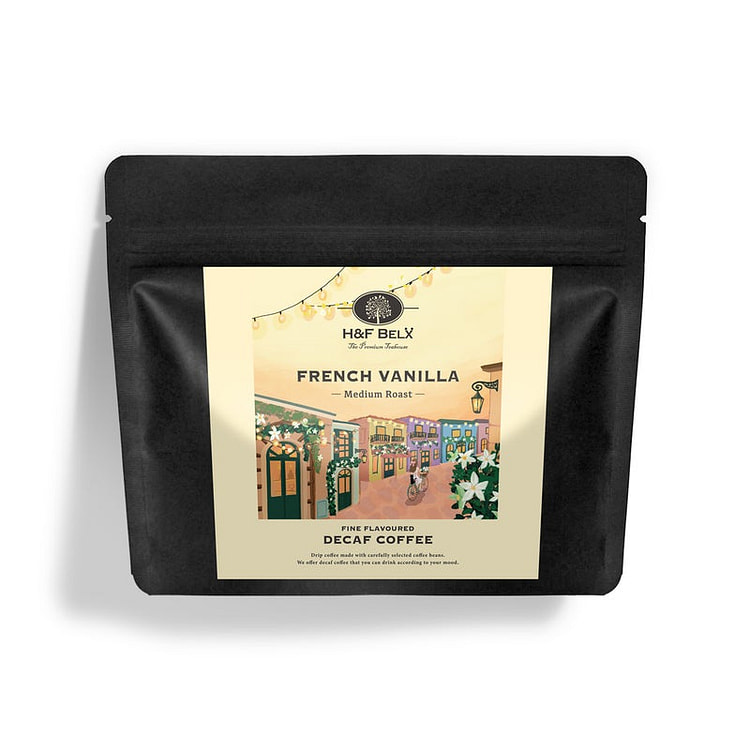 H&F BELX French Vanilla Decaf Drip Coffee 5pcs 1 each