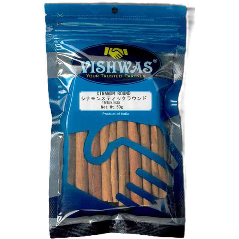 Vishwas Round Cinnamon Sticks 50g 1 each