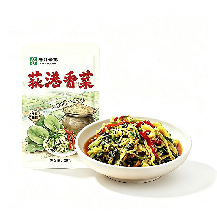 春谷繁花 荻港香菜 80g 80 克