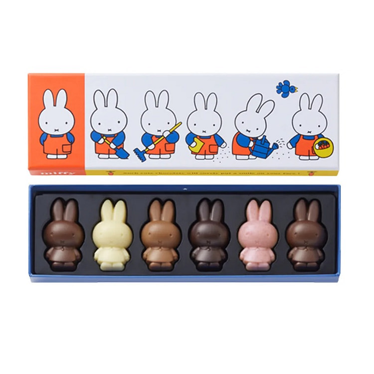 日本 摩洛索夫  米菲巧克力限定礼盒 6个入/ 1 盒