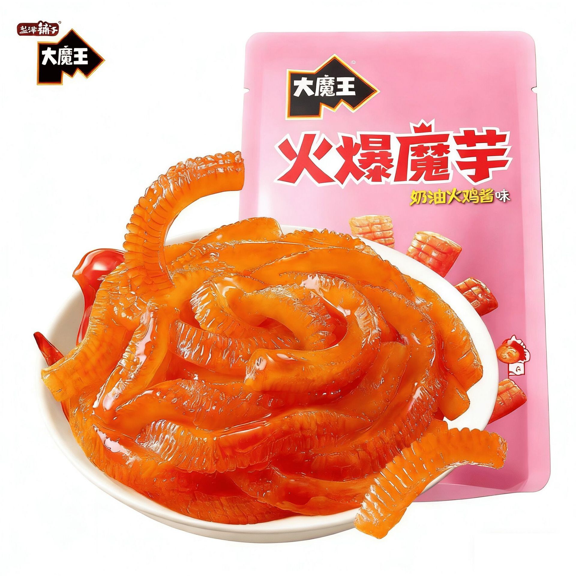 Yanjin Shop's Spicy Chicken Konjac Snack 180 g - Weee!